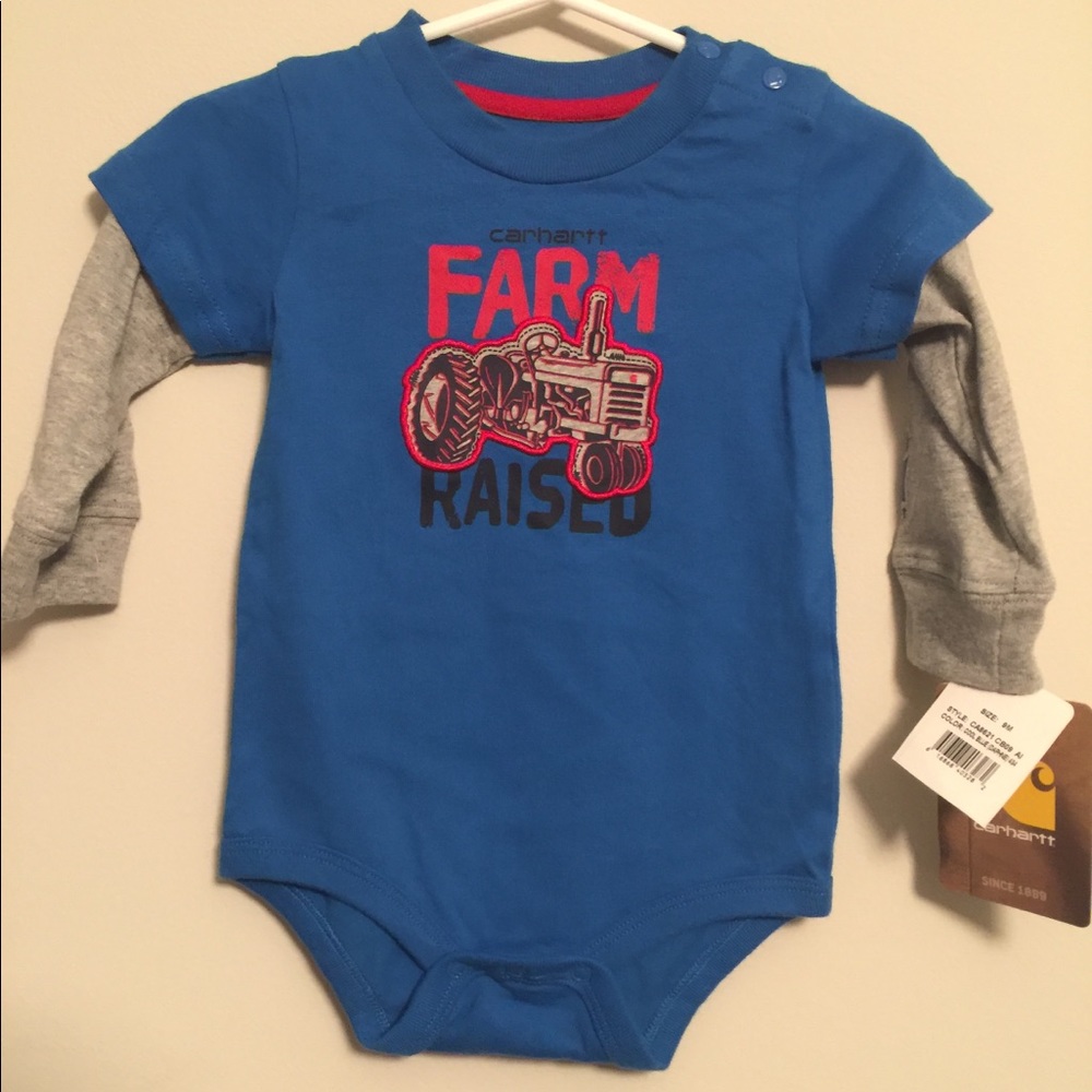 Carhartt long sleeve onesie NWT 9 months